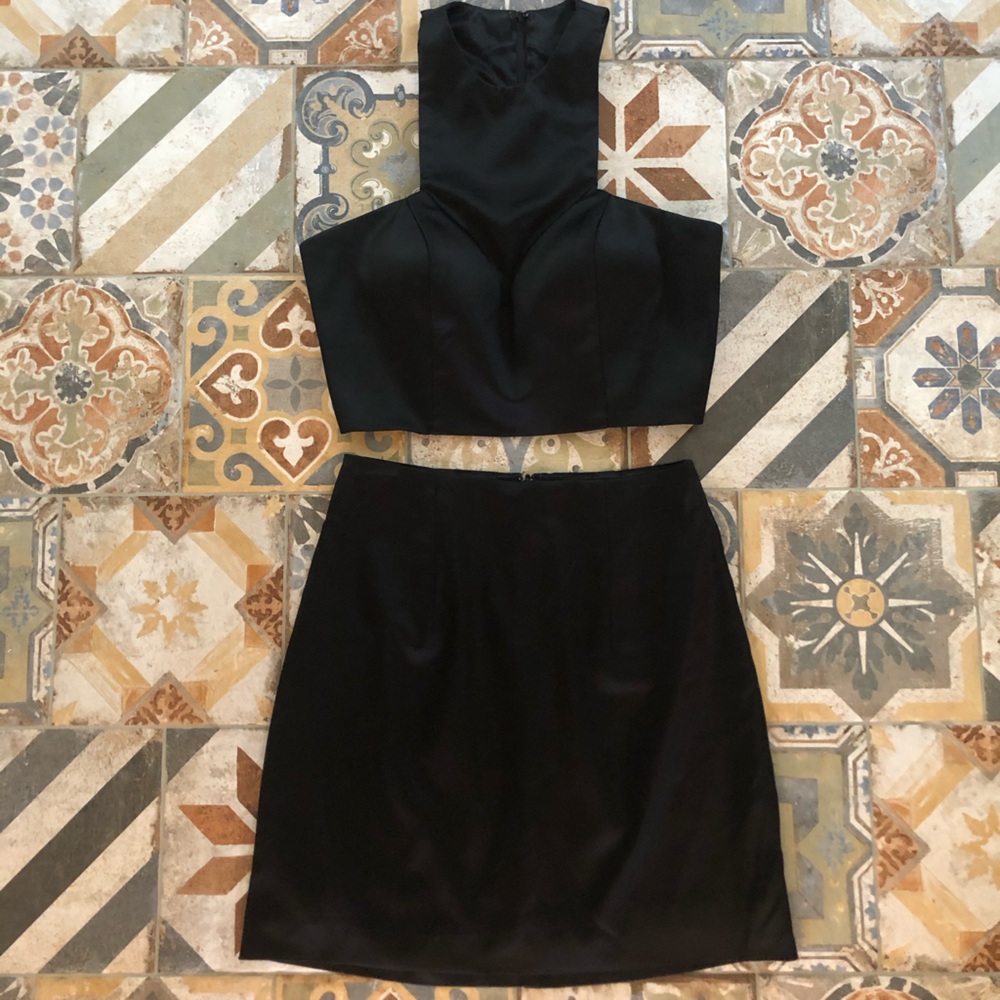Sherri Hill Black Two Piece